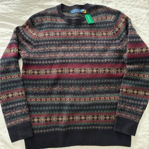 Polo Ralph Lauren Men's Patterned Crewneck Sweater